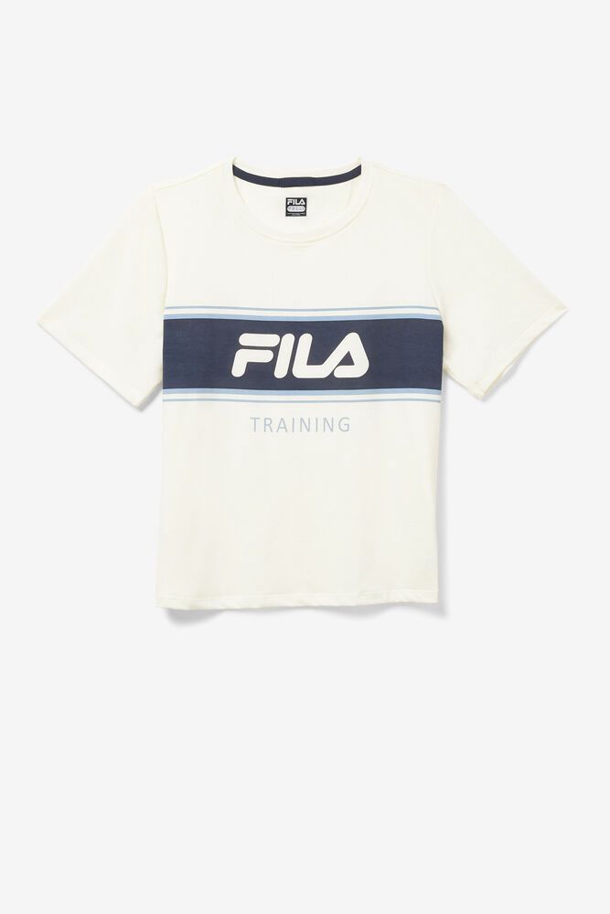 Fila Keep It Cool T-Shirt White - Womens - 30947MXGR